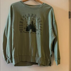 Disneyland Resort  Sage Green Sweatshirt